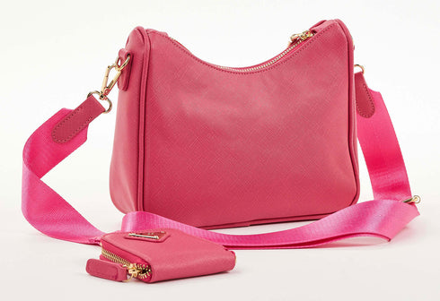 Verde Γυναικείο Τσαντάκι Βραδινό 01-1555 Φούξια